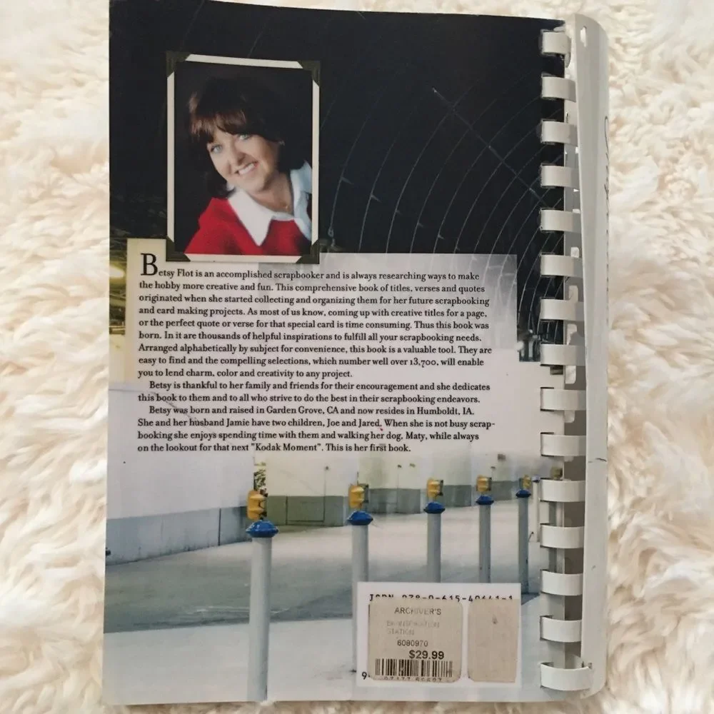 Betsy Flot’s Inspiration Station Quotes Titles & Toppers for Scrapbooking Cards
